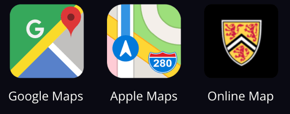 image of existing compeititor apps - google maps, apple maps, waterloo online map